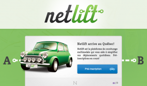 Netlift iphone application covoiturage