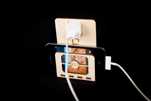 Lit en bois pour iPhone et iPad