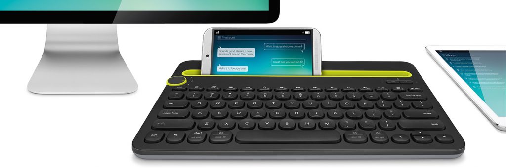 Original véritable Logitech K480 Bluetooth clavier Mobile Mac tablette  ordinateur portable multi-appareil mince Mini clavier muet avec ordinateur  portable, ✓ Meilleur prix au Maroc