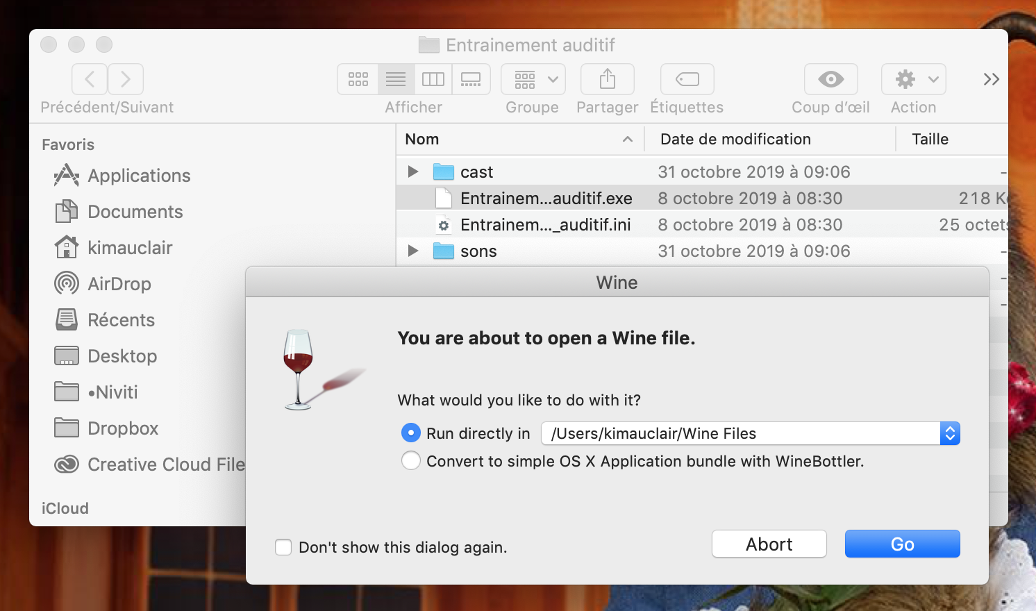wine for mac exe