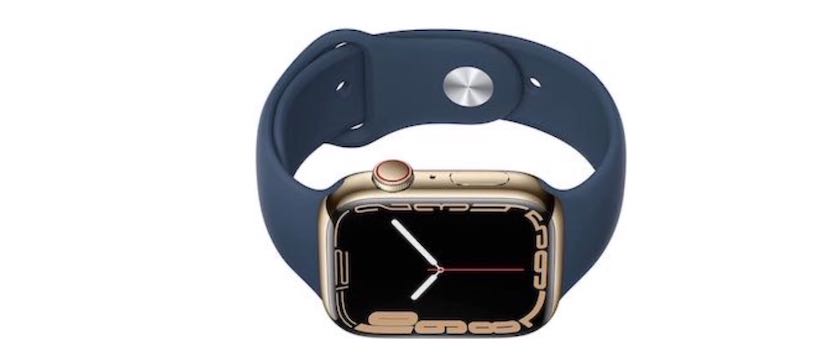 Apple Watch SE, boîtier en aluminium or – Bracelet Sport rose des sables –  My Mac